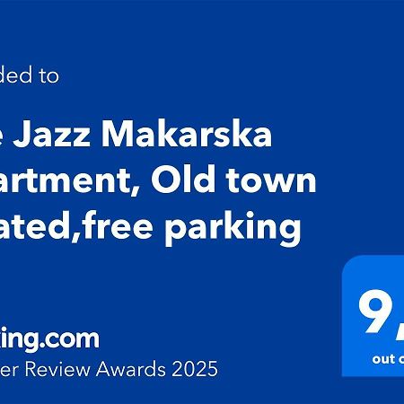 The Jazz Makarska Apartment, Old Town Located,Free Parking المظهر الخارجي الصورة