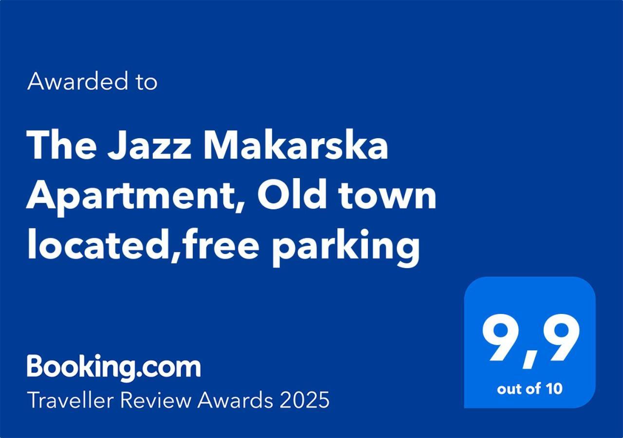 The Jazz Makarska Apartment, Old Town Located,Free Parking المظهر الخارجي الصورة